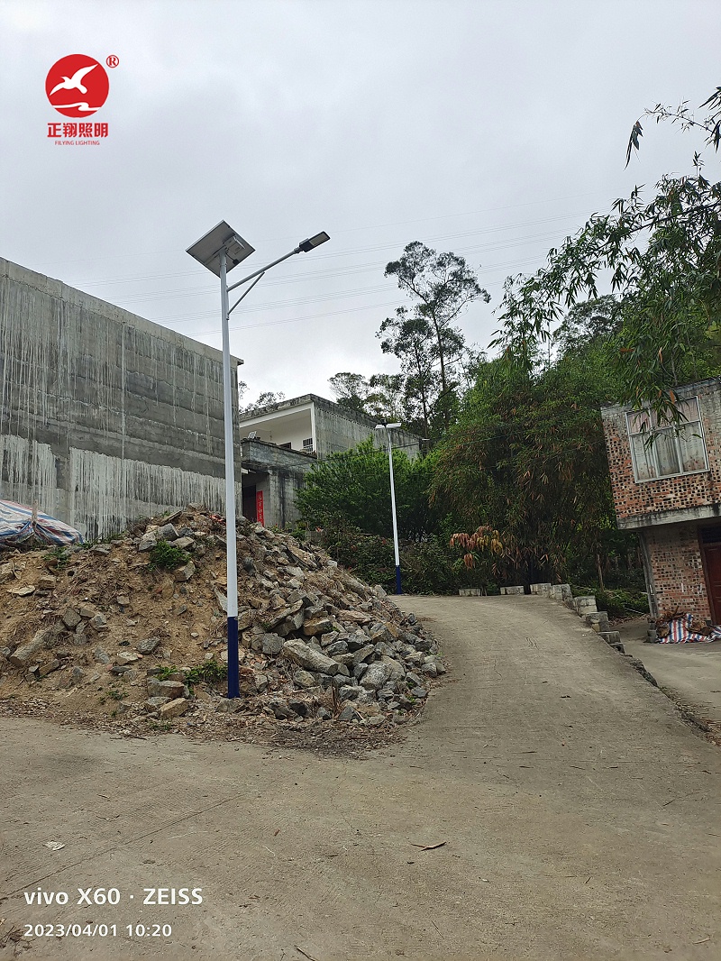 廣西靖西市太陽(yáng)能路燈