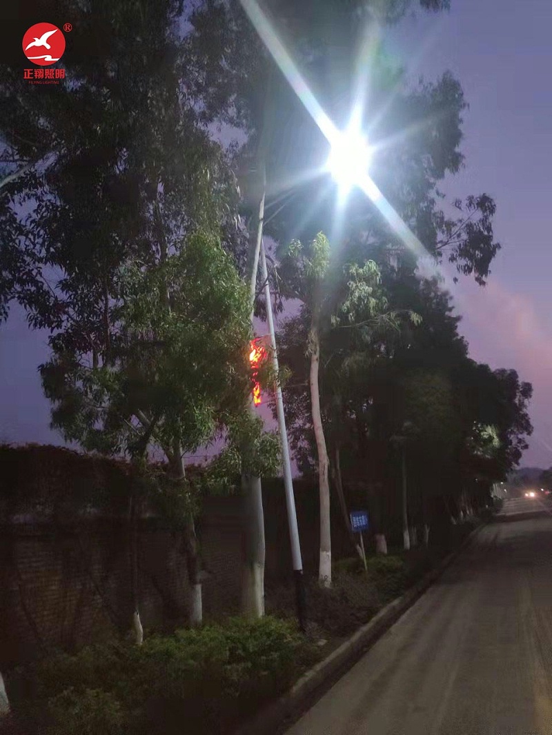 惠州市河南岸下馬莊中國(guó)結(jié)太陽(yáng)能路燈
